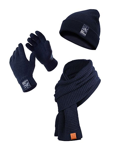Manufaktur13 Mütze & Schal Winter Set - 3 in 1 Kombiset aus Schal, Beanie & günstig online kaufen