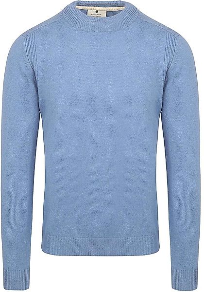 Anerkjendt Lammwolle Pullover Rico Mid Blau - Größe M günstig online kaufen
