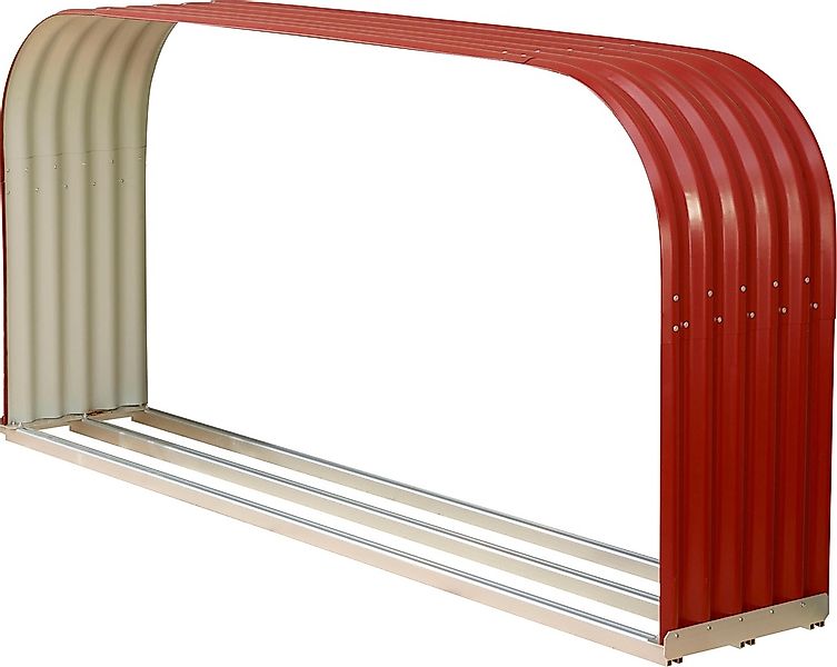 Vitavia Kaminholzregal "Lignum 401, flach" BxTxH: 210x40x100 cm günstig online kaufen