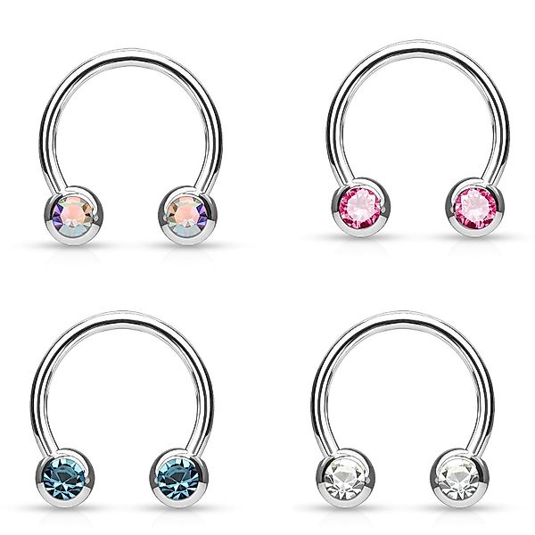 viva-adorno Brustwarzenpiercing Septumpiercing Hufeisen Piercing Ring günstig online kaufen