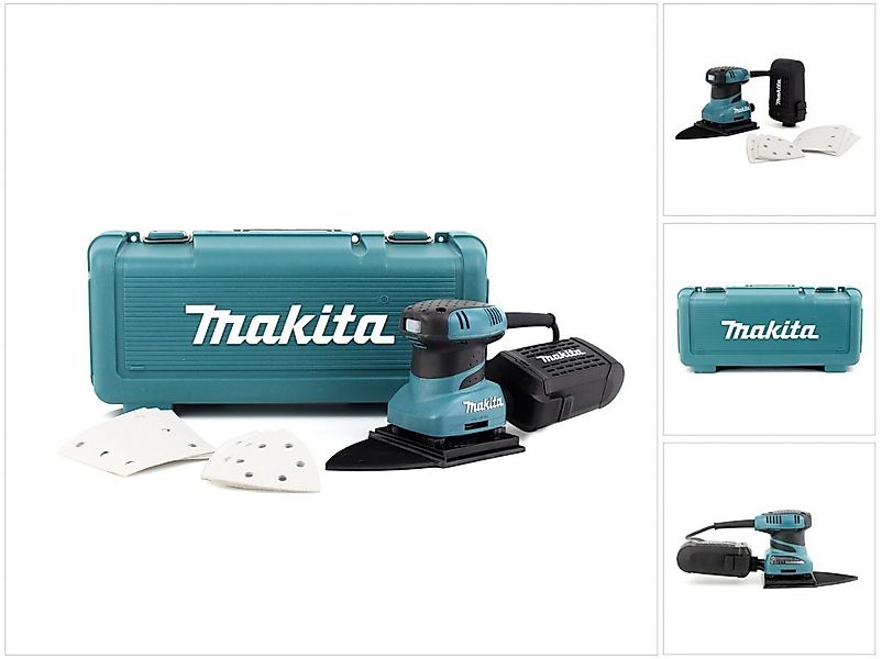 Makita Exzenterschleifer BO 4565 K Schwingschleifer inkl. Schleifpapier-Set günstig online kaufen