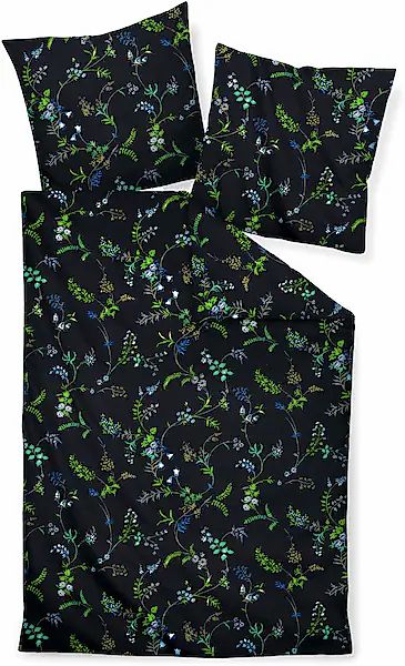 Janine Janine Mako-Satin Bettwäsche moments 98094 nachtschattengrün oliv Gr günstig online kaufen