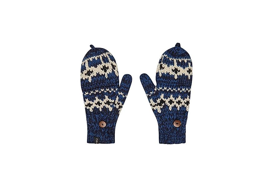 THC Natural Line Strickhandschuhe THC Klapphandschuhe 605 Norweger blau (1 günstig online kaufen