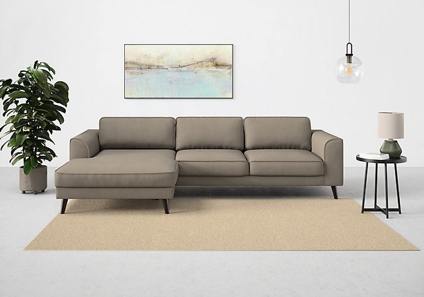 TRENDMANUFAKTUR Ecksofa »Lumber Jack, elegantes Designsofa, zeitlos modern, günstig online kaufen