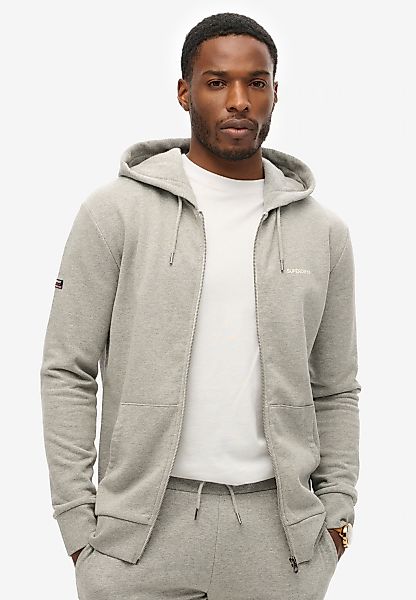 Superdry Kapuzensweatjacke "PLAIN ZIP HOOD" günstig online kaufen