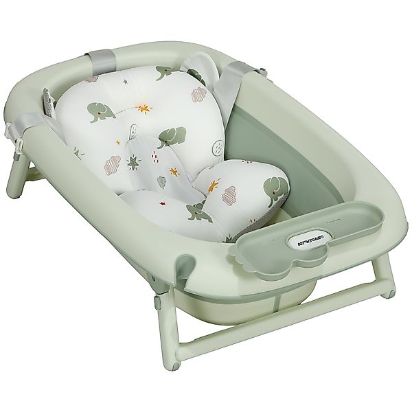 AIYAPLAY 2er -Set Babybadewanne, faltbar Baby Bathtub mit Gestell, rutschfe günstig online kaufen