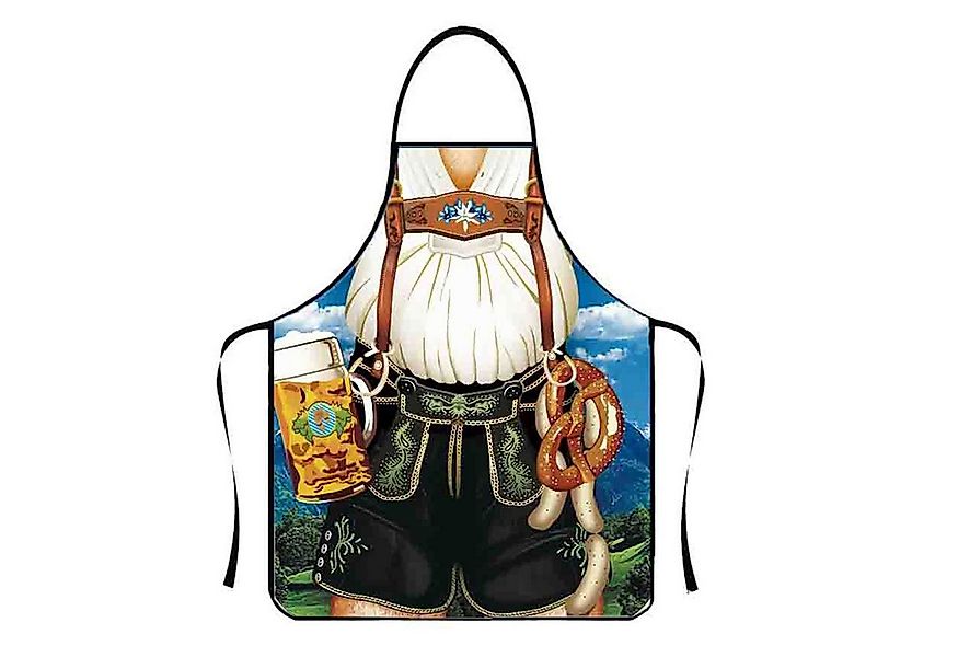 MODFU Kittelschürze Oktoberfest Schürze Kochschürze Küchenschürze Grillschü günstig online kaufen