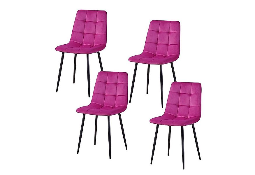 HTI-Living Esszimmerstuhl Stuhl Mesa Velvet 4er-Set (Set, 4 St), Esszimmers günstig online kaufen