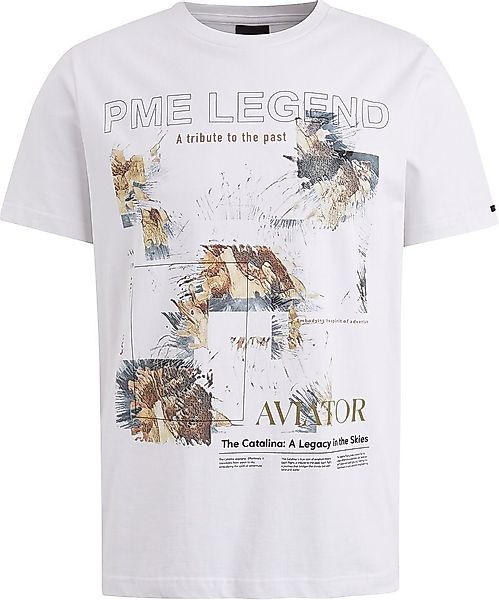 PME Legend Jersey T-Shirt Logo Weiß   - Größe XXL günstig online kaufen