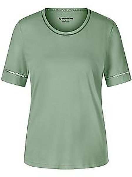 Rundhals-Shirt Frida Green Cotton grün günstig online kaufen