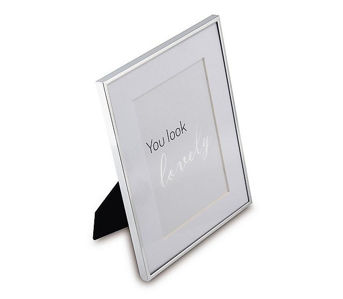 Hama Portraitrahmen Porträtrahmen 10x15 cm, silber, aufhängbar, aufstellbar günstig online kaufen