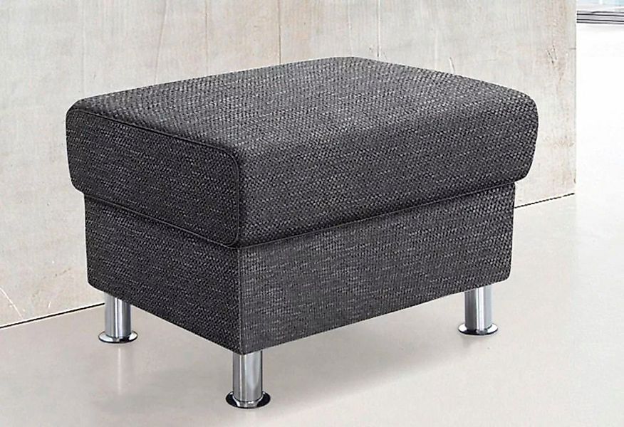 TRENDMANUFAKTUR Hocker "Rondo, Polsterhocker zur Serie, Breite 67 cm, Füße günstig online kaufen