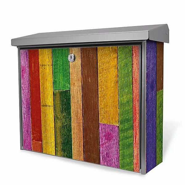 Banjado Briefkasten Edelstahl 38.5x31.5x12cm Ohne Zeitungsfach Inkl. Montag günstig online kaufen