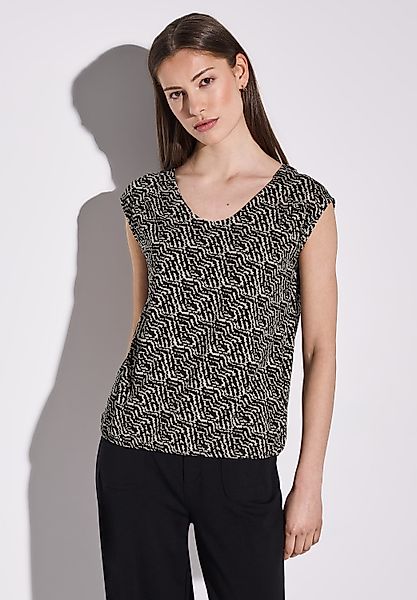 STREET ONE Print-Shirt aus strecthigem Viskosematerial günstig online kaufen