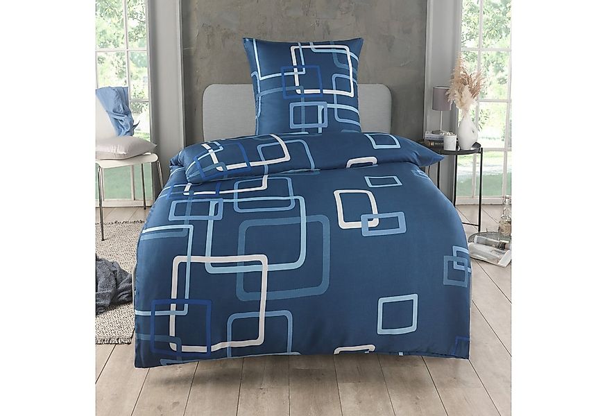 Kuscheli Bettwäsche 135x200 + 80x80 cm atmungsaktiver Bettbezug, moderne De günstig online kaufen