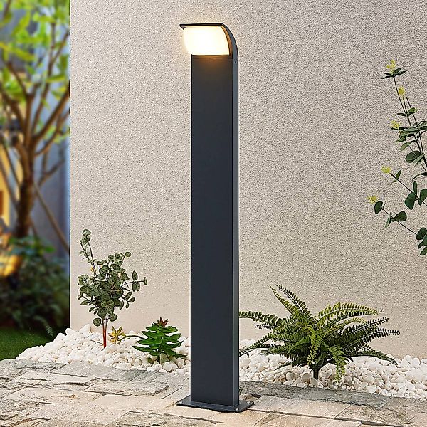 Lucande LED-Wegeleuchte Tinna, 80 cm, anthrazit, IP65 günstig online kaufen