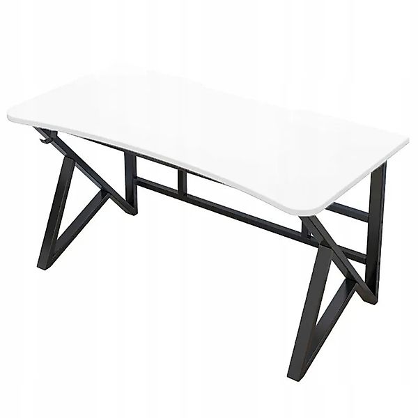 Rebiko Weißer Moderner Gaming-Computertisch für Gamer Loft Groß 120 cm günstig online kaufen