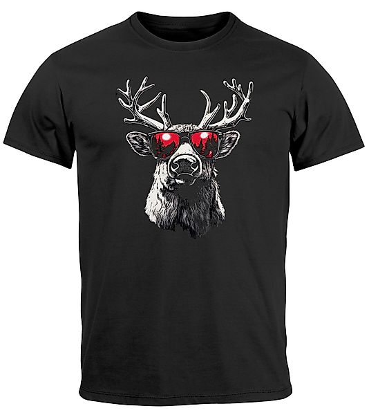 MoonWorks Print-Shirt Herren T-Shirt Weihnachten Aufdruck günstig online kaufen