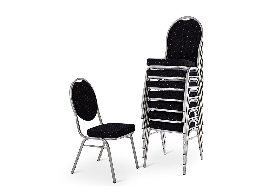 Raburg Stapelstuhl Bankettstuhl, stapelbar, für Konferenz, Seminar & Wartez günstig online kaufen