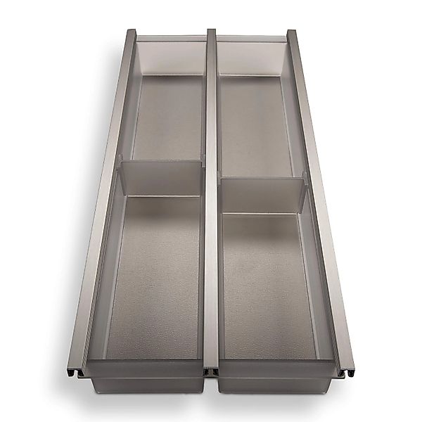SOTECH Cuisio Besteckeinsatz 300 mm Höhe 55 mm Transluzent Graphitgrau günstig online kaufen