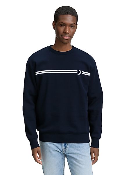 TOM TAILOR Denim Sweatshirt mit Logo-Print günstig online kaufen