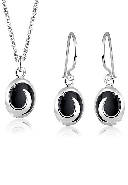 Elli Schmuckset Onyx Schwarz 925 Sterling günstig online kaufen