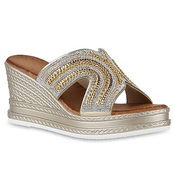 VAN HILL 840997 Sandalette Damen Pantoletten günstig online kaufen