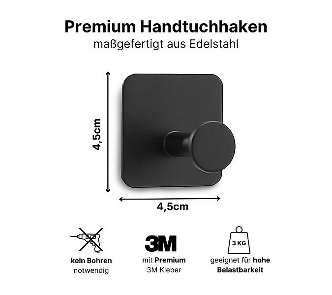 LIVINA HOME Handtuchhaken Haken selbstklebend Bad und Küche, Handtuchhalter günstig online kaufen