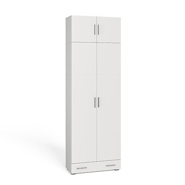 Vicco Aktenschrank Ingo, Weiß, 80 x günstig online kaufen