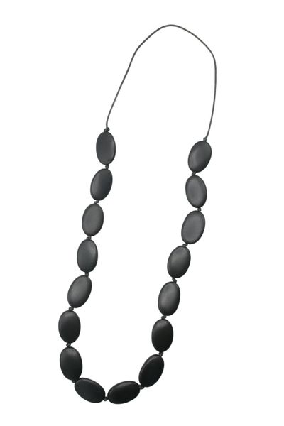 COLLEZIONE ALESSANDRO Lange Kette "Charu" flache Holzperlen günstig online kaufen