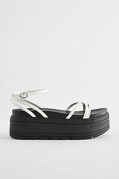 Next Markante Flatform-Sandalen mit Riemchen Riemchensandale günstig online kaufen