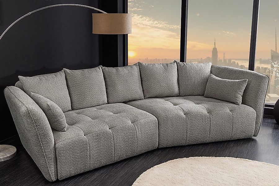riess-ambiente Big-Sofa ROYAL 295cm grau - günstig online kaufen