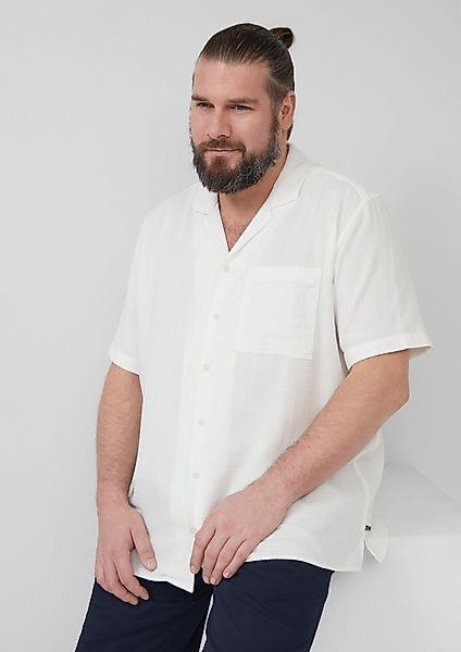 s.Oliver Kurzarmhemd Resort Fit: Strukturiertes Kurzarm-Hemd günstig online kaufen