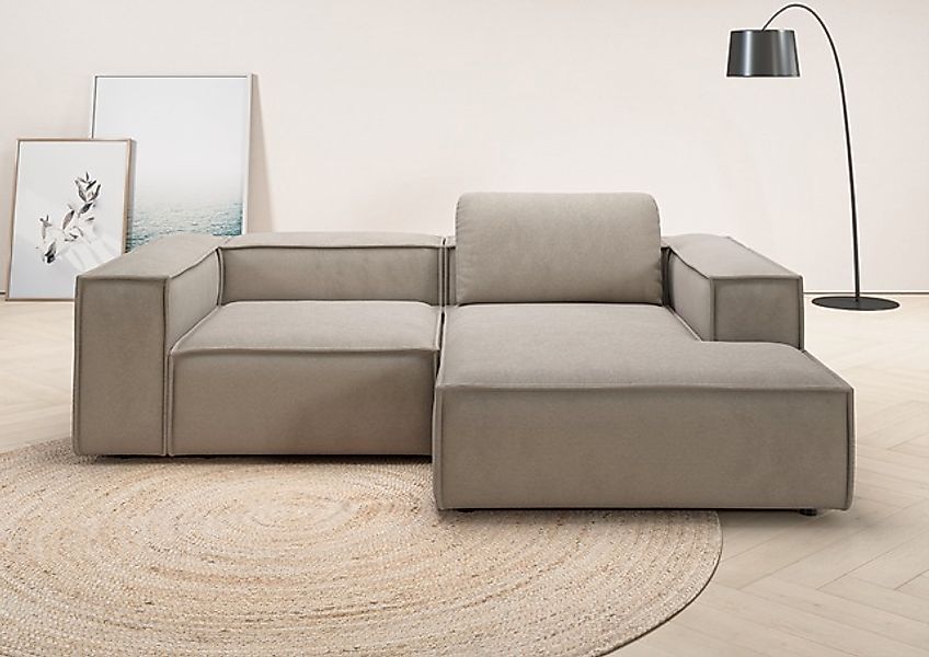 Places of Style Ecksofa »Watertown, kompakte L-Form, 246 cm breite für klei günstig online kaufen