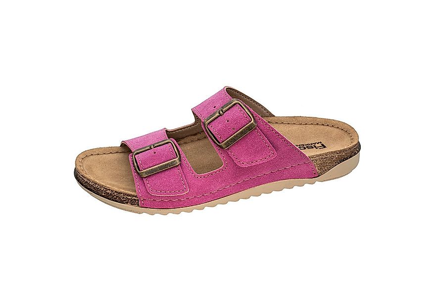 Fischer-Markenschuh Sarah Pantolette aus Nappalino, mit Fleecefutter und ge günstig online kaufen