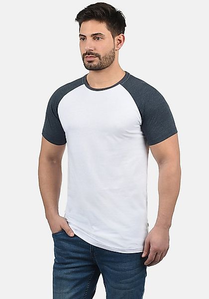 !Solid Rundhalsshirt SDBastian Kurzarmshirt im Baseball-Look günstig online kaufen