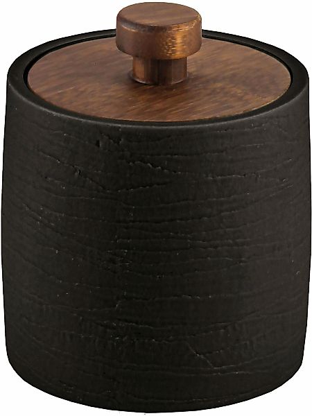 Kleine Wolke Aufbewahrungsdose "Harper" Wattedose mit Holzdeckel günstig online kaufen