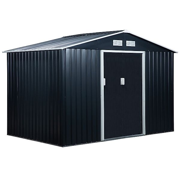 Outsunny Gerätehaus Fahrradschuppen, Schuppen mit Fundament, günstig online kaufen