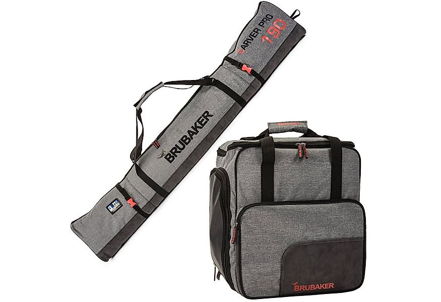 BRUBAKER Skitasche "Carver Performance" Kombi Set (2-tlg., reißfest und näs günstig online kaufen