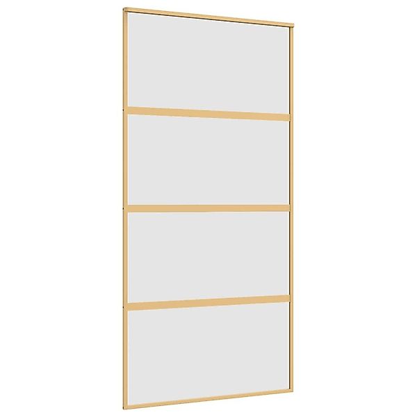 vidaXL Haustür Schiebetür Golden 102,5x205 cm günstig online kaufen