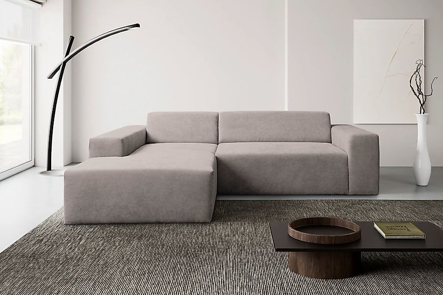 WERK2 Ecksofa "Zeus-L modern & zeitlos, Breite 253 cm, bequemes Sofa" moder günstig online kaufen