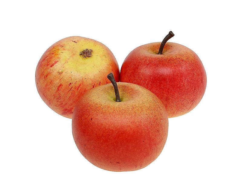 Kunstpflanze Deko-Äpfel Cox Orange 6cm 6 St., künstliche Früchte, 6 Stück, günstig online kaufen