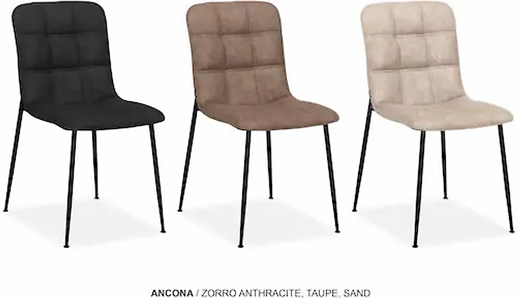 OMG Design Esszimmerstuhl »Ancona« (Set) 2 Stk.Schalenstuhl, bequem gepolst günstig online kaufen