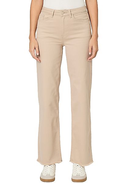 Zero Slim-fit-Jeans "zero Jeans Wide Leg Style WITNEY beige 32 Inch" günstig online kaufen