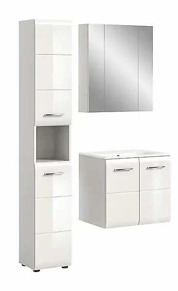 INOSIGN Badezimmer-Set Set, 4 Stk. tlg. Florenz, Badkombination 4-tlg., Wei günstig online kaufen