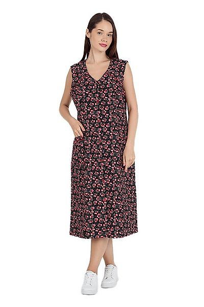 Phistan Tunikakleid Damenkleid aus Webstoff – Blumen günstig online kaufen