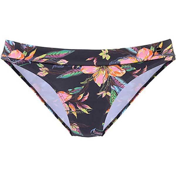 LASCANA Bikini-Hose Malia mit Umschlagbund mit tropischem Print günstig online kaufen