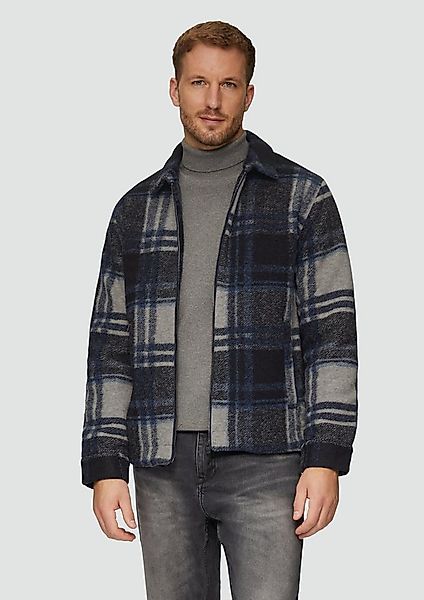 s.Oliver Hemdjacke Outdoor-Jacke Karierte Hemdjacke aus Wollmix günstig online kaufen