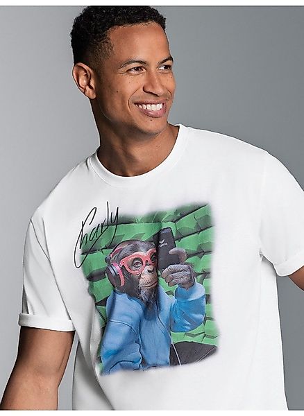 Trigema T-Shirt "TRIGEMA T-Shirt trigema Affe Charly Podcast", (1 tlg.) günstig online kaufen