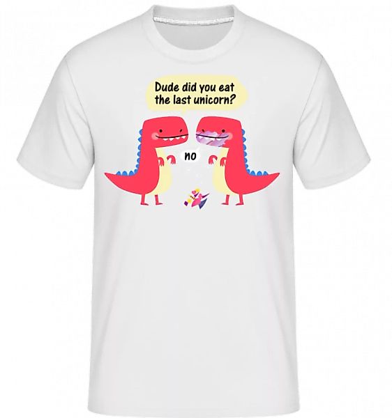 Last Unicorn And Dinosaurs · Shirtinator Männer T-Shirt günstig online kaufen